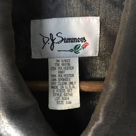 D. J. Summers Silver Jacket/Blazer - Picture 2 of 5